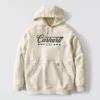 Hoodie masculino Marquette com grafismo de trevo - Camisola do Dia de São Patrício