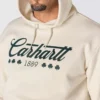 Hoodie masculino Marquette com grafismo de trevo - Camisola do Dia de São Patrício