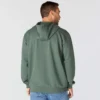 Hoodie masculino Marquette com grafismo de trevo - Camisola do Dia de São Patrício