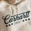 Hoodie masculino Marquette com grafismo de trevo - Camisola do Dia de São Patrício