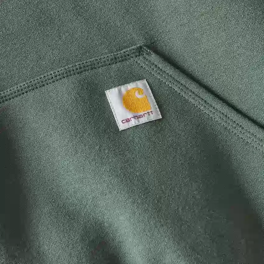 Hoodie masculino Marquette com grafismo de trevo - Camisola do Dia de São Patrício