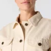 Icónico Chore Coat em lona elástica para mulher