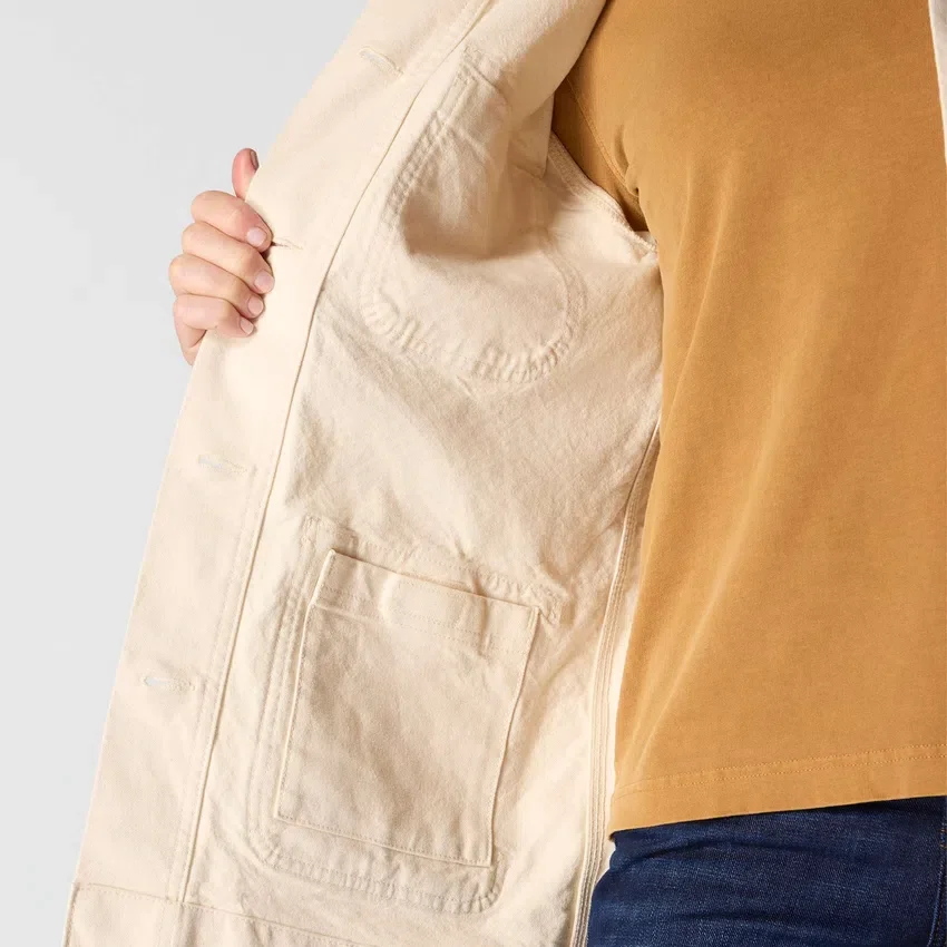 Icónico Chore Coat em lona elástica para mulher
