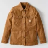 Icónico Chore Coat em lona elástica para mulher