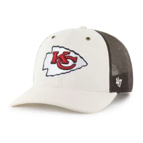 Kansas City Chiefs '47 Boné Trucker sem tingir, corte descontraído