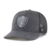 Las Vegas Raiders '47 Boné Trucker Tingido, Corte Descontraído