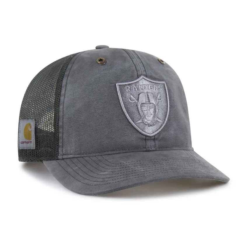Las Vegas Raiders '47 Boné Trucker Tingido, Corte Descontraído