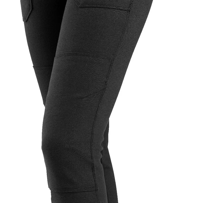 Leggings femininas Force de corte largo e peso médio com bolsos - Calças resistentes ao fogo