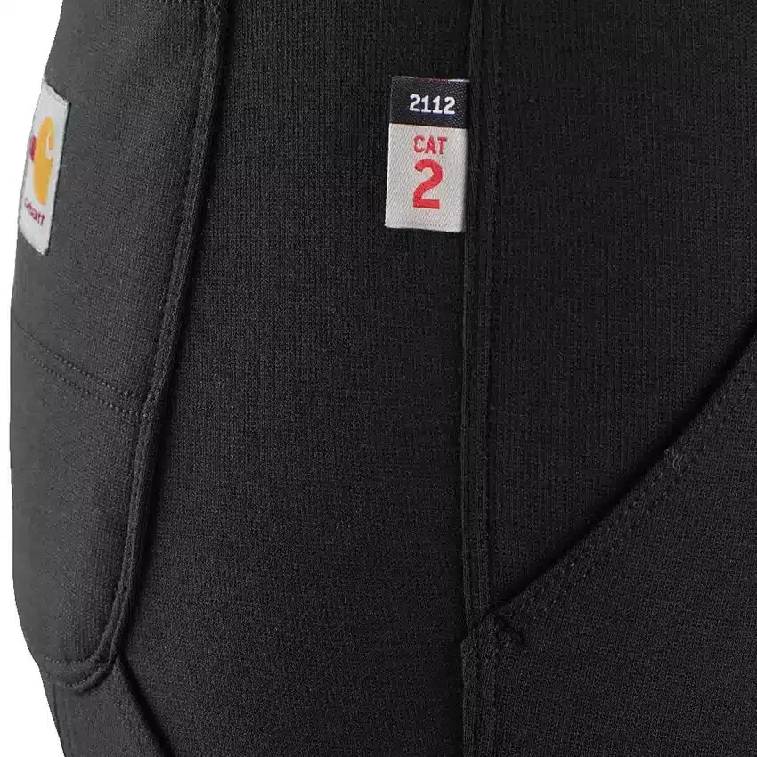 Leggings femininas Force de corte largo e peso médio com bolsos - Calças resistentes ao fogo