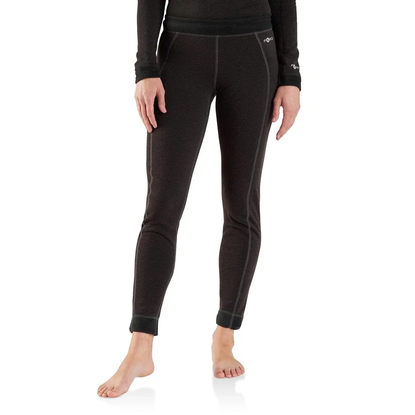 Leggings térmicas de camada base para mulher - carhartt Force® - Peso pesado - Poliarma de mistura de lã sintética
