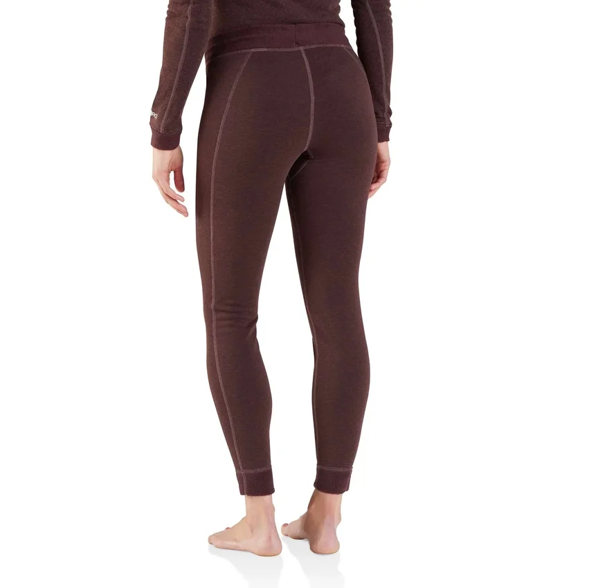 Leggings térmicas de camada base para mulher - carhartt Force® - Peso pesado - Poliarma de mistura de lã sintética