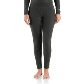 Leggings térmicas femininas de camada base - carhartt Force® - Peso médio - Poliéster-lã