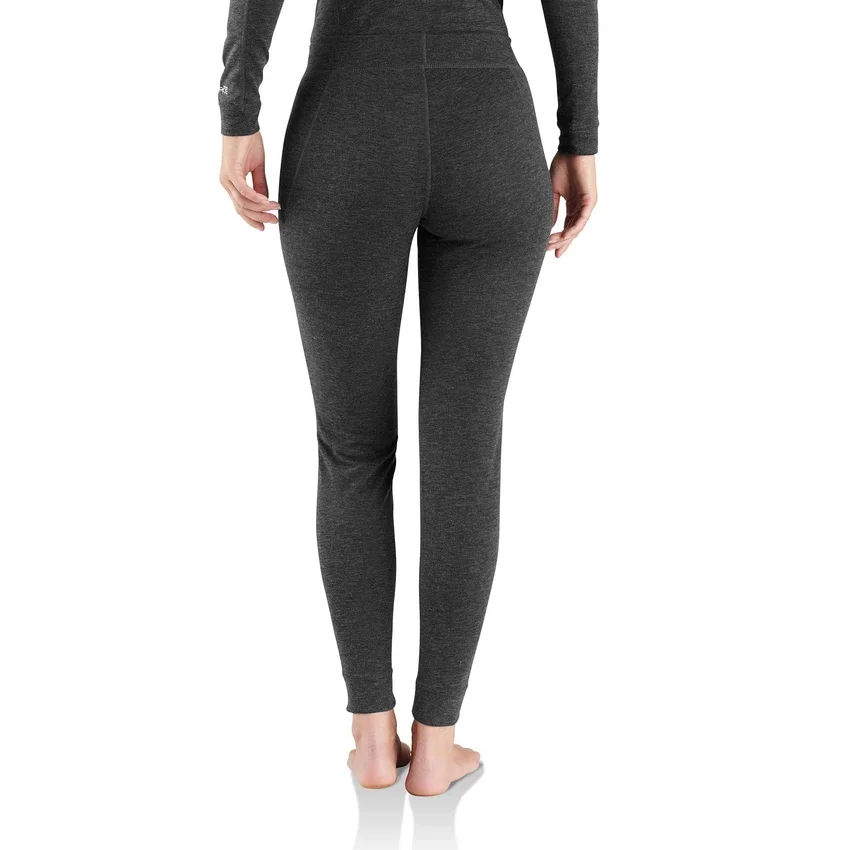 Leggings térmicas femininas de camada base - carhartt Force® - Peso médio - Poliéster-lã