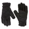 Luvas femininas em velo Sherpa