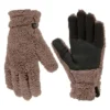 Luvas femininas em velo Sherpa