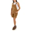 Macacão curto de lona Ashland para mulher