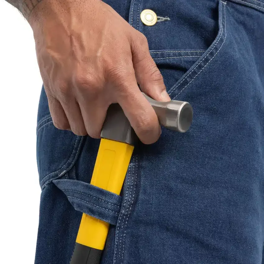 Macacão de ganga de corte largo para homem
