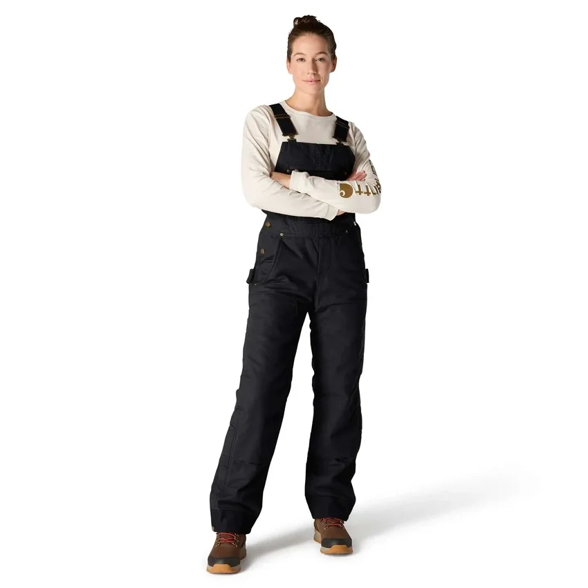 Macacão feminino isolado em lona lavada