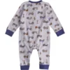 Macacão Henley com manguitos para meninas (bebé)