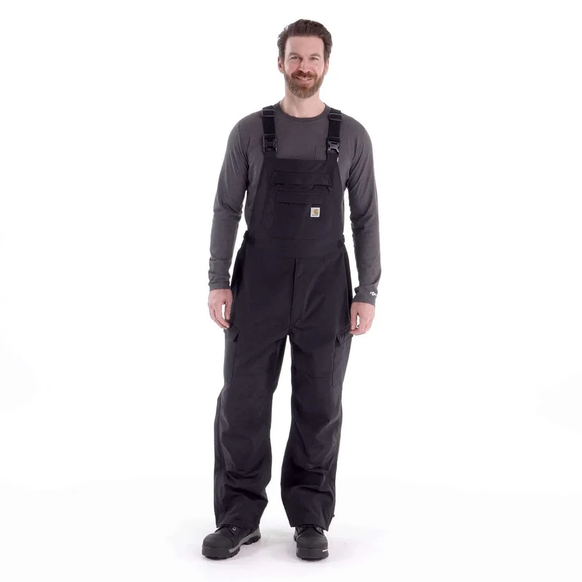 Macacão impermeável de peso pesado Shoreline para homem: Storm Defender Bibs