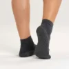 Meias curtas Carhartt Force® Grid para mulher, de peso médio, em mistura de lã merino