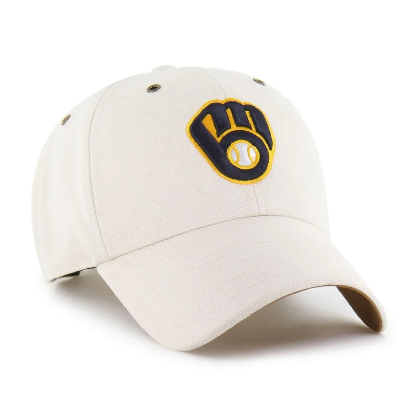 Milwaukee Brewers '47 Sem Tingimento - Camisa de Limpeza