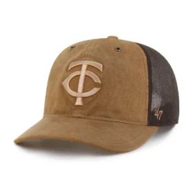 Minnesota Twins '47 Boné Trucker Tingido, Corte Descontraído