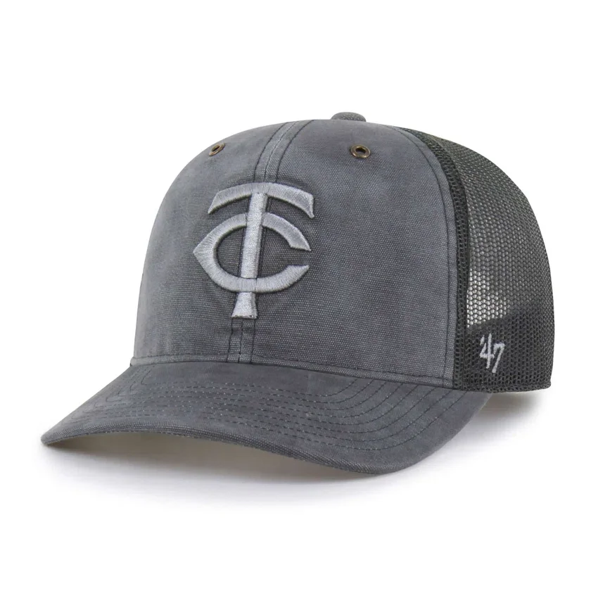 Minnesota Twins '47 Boné Trucker Tingido, Corte Descontraído