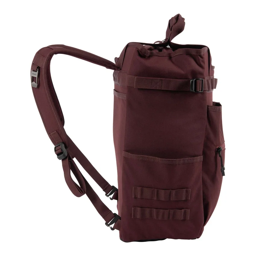 Mochila conversível tipo tote em nylon com fecho de cordão, 28 L