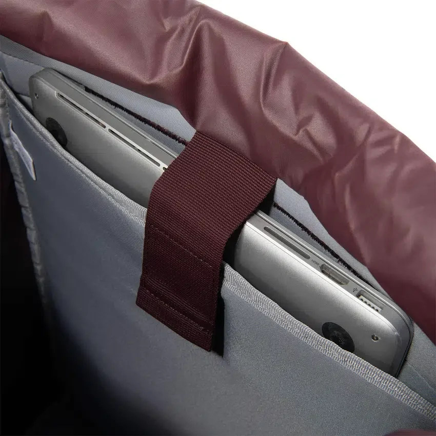 Mochila conversível tipo tote em nylon com fecho de cordão, 28 L
