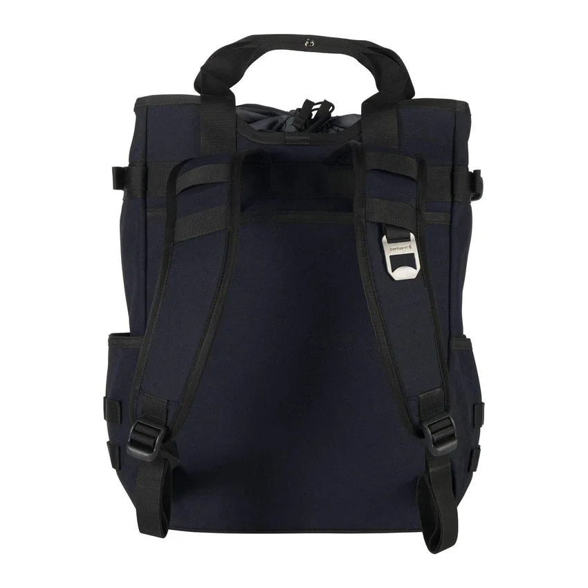 Mochila conversível tipo tote em nylon com fecho de cordão, 28 L