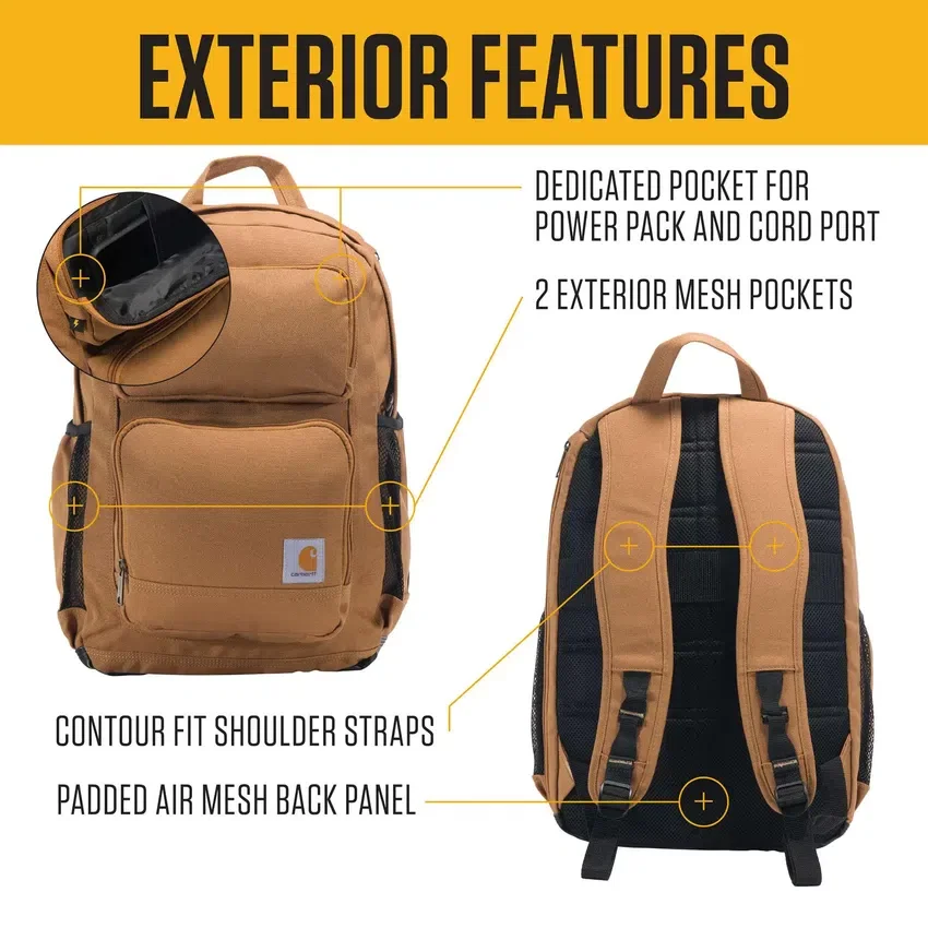 Mochila de 28 L com dois compartimentos