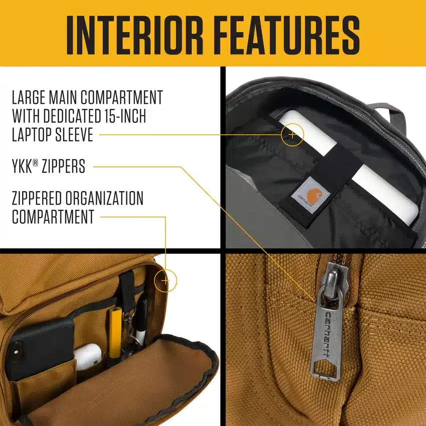 Mochila de compartimento único com 27 L