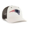 New England Patriots '47 Boné Trucker sem tingir, corte descontraído