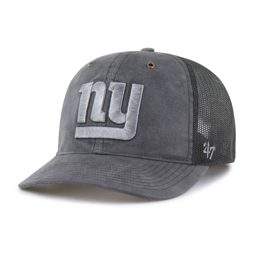 New York Giants '47 Dyed Trucker, corte descontraído