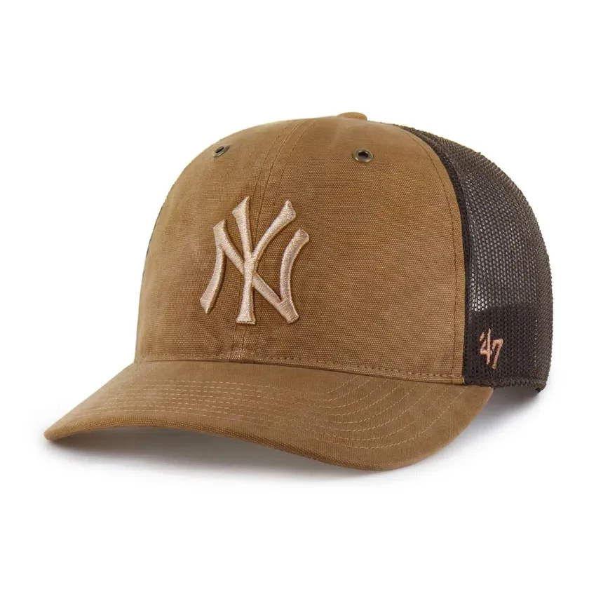 New York Yankees '47 Boné Trucker Tingido, Corte Descontraído