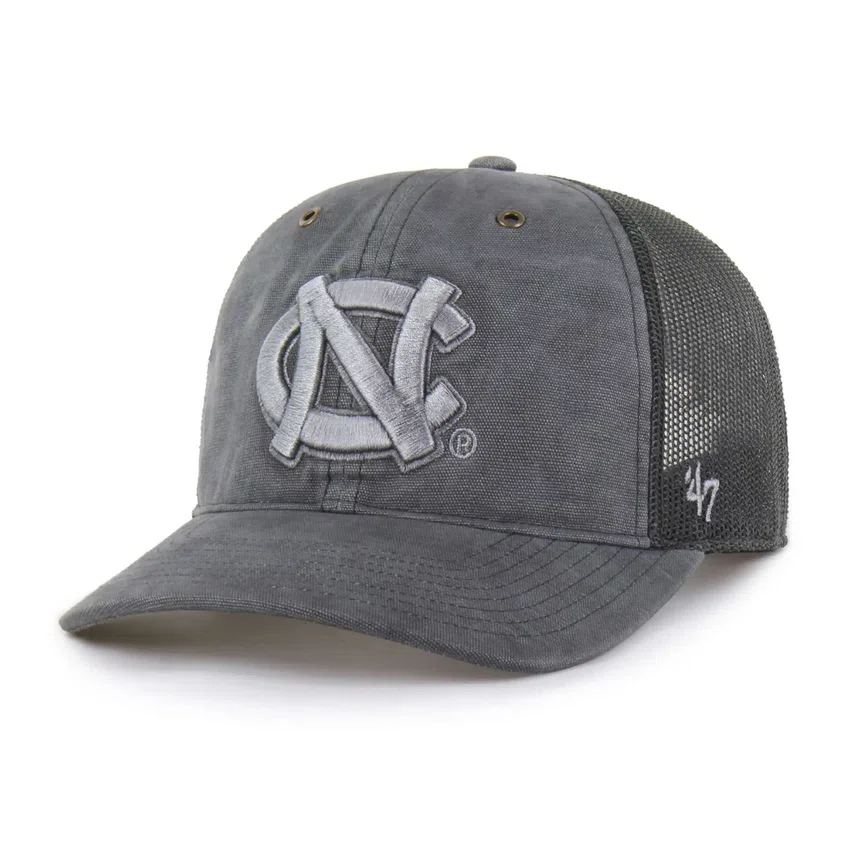 North Carolina Tar Heels Unc '47 Trucker Tingido, Corte Descontraído