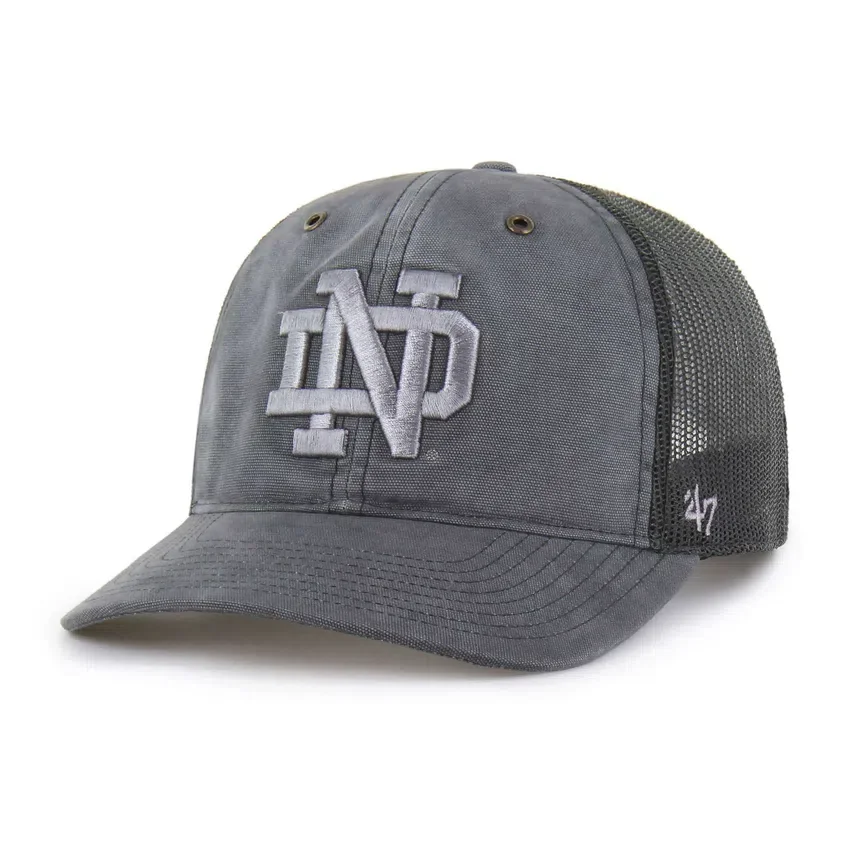 Notre Dame Fighting Irish '47 Trucker Tingido, Corte Descontraído