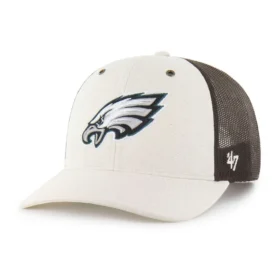 Philadelphia Eagles '47 Boné Trucker sem tingir, corte descontraído