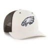 Philadelphia Eagles '47 Boné Trucker sem tingir, corte descontraído