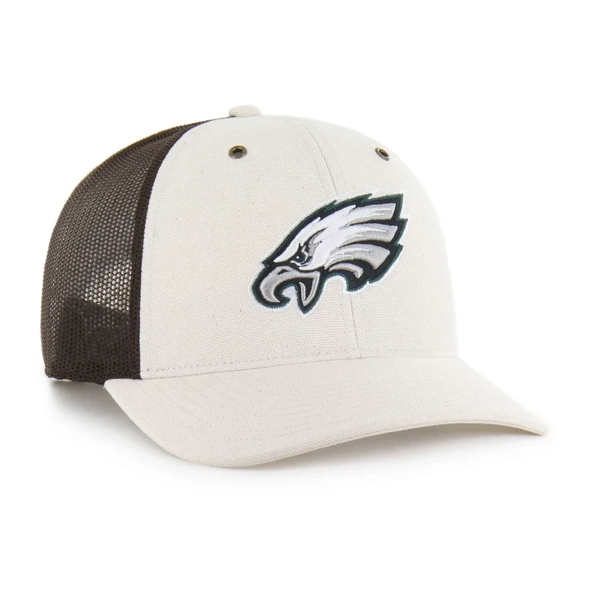 Philadelphia Eagles '47 Boné Trucker sem tingir, corte descontraído