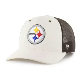 Pittsburgh Steelers '47, boné Trucker sem tingir, corte descontraído