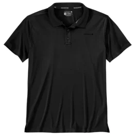 Polo masculino Force Sun Defender™ de corte descontraído com logótipo - Camisas com proteção solar