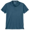 Polo masculino Force Sun Defender™ de corte descontraído com logótipo - Camisas com proteção solar