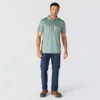 Polo masculino Force Sun Defender™ de corte descontraído com logótipo - Camisas com proteção solar