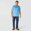 Polo masculino Force Sun Defender™ de corte descontraído com logótipo - Camisas com proteção solar
