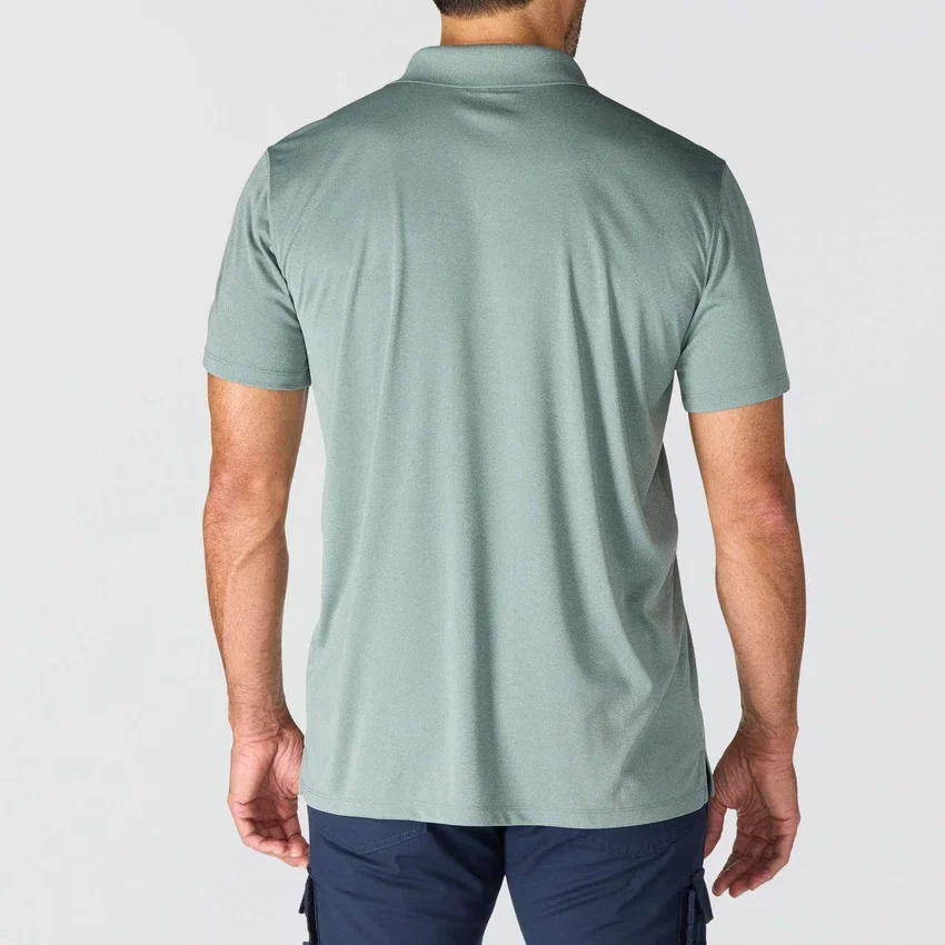 Polo masculino Force Sun Defender™ de corte descontraído com logótipo - Camisas com proteção solar