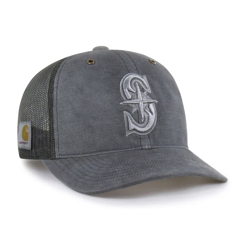 Seattle Mariners '47 Boné Trucker Tingido, Corte Descontraído