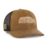 Seattle Seahawks '47 Boné Trucker Tingido, Corte Descontraído