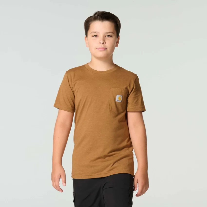 T-shirt de manguitos curtos com cão para rapazes (crianças/bebés/jovens)
